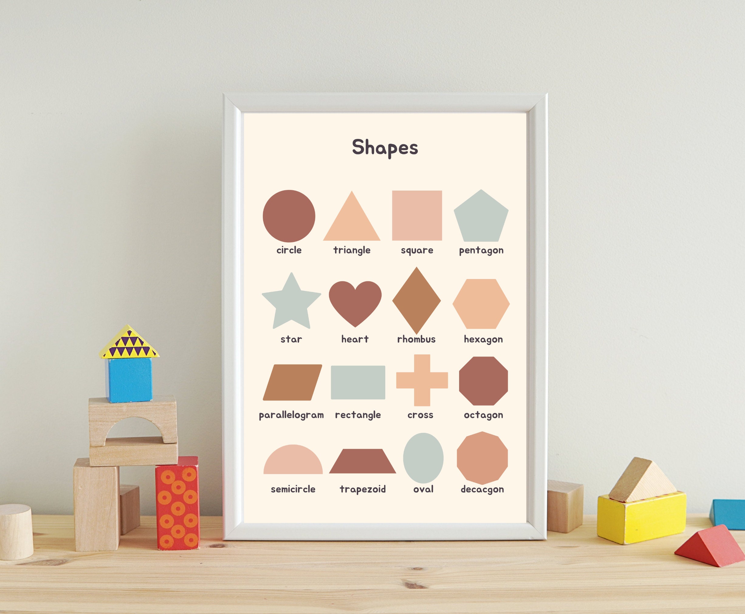 Shapes Printableshapes for Preschooldigital Download - Etsy