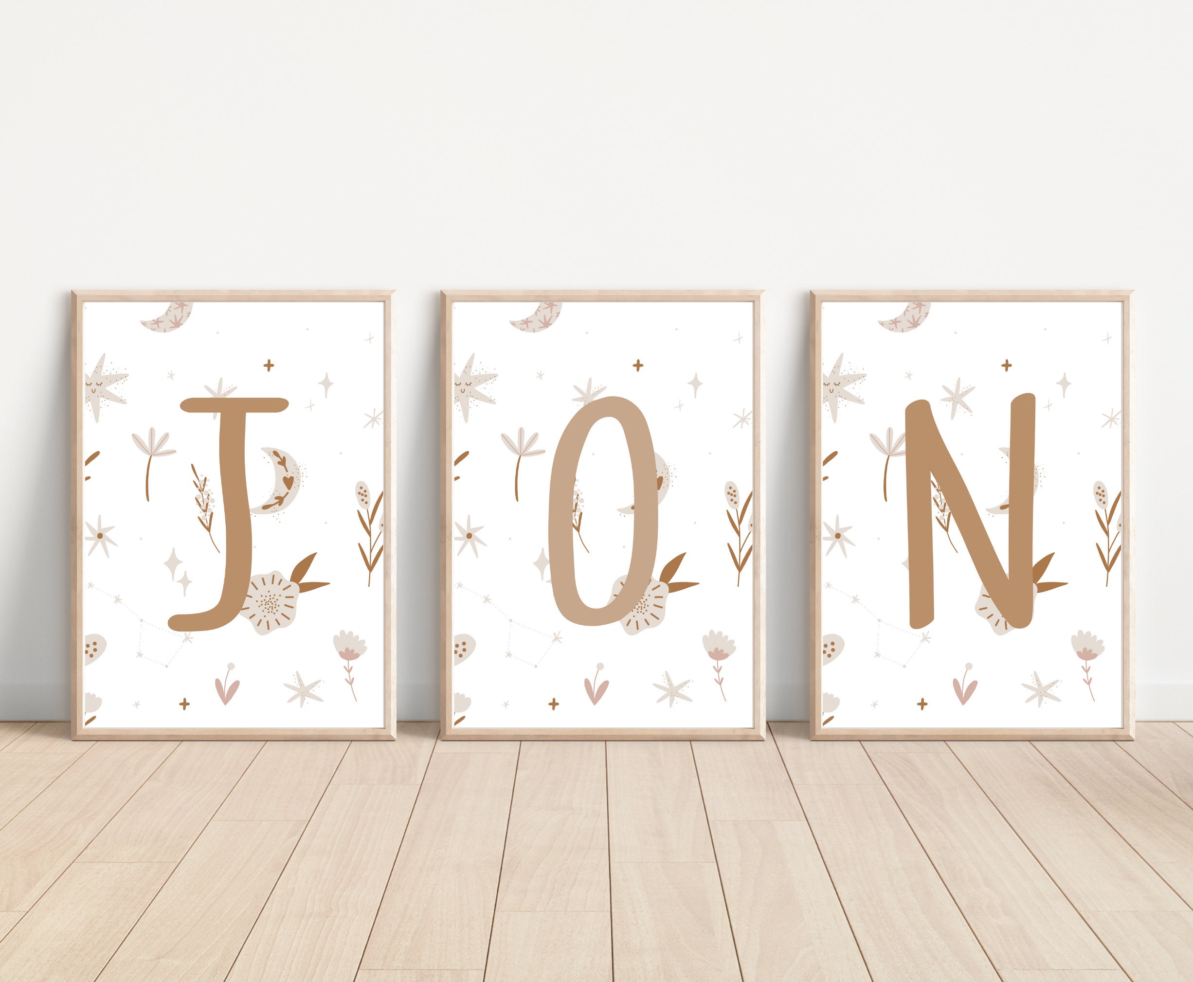 Boho Letter R Print: Custom Monogram Initial (digital Download) - Etsy