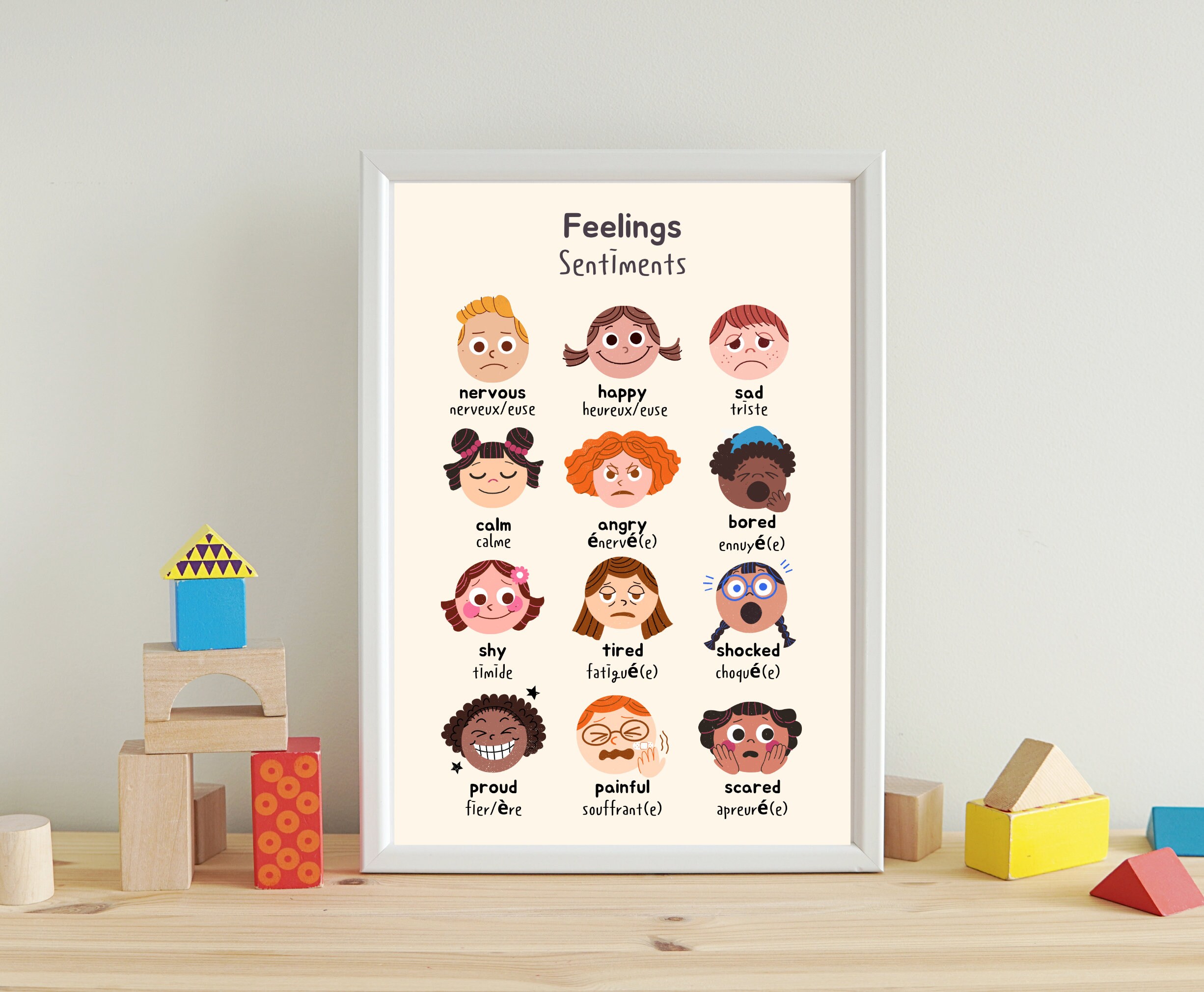 Mushie Feelings Poster — Lullaby Baby
