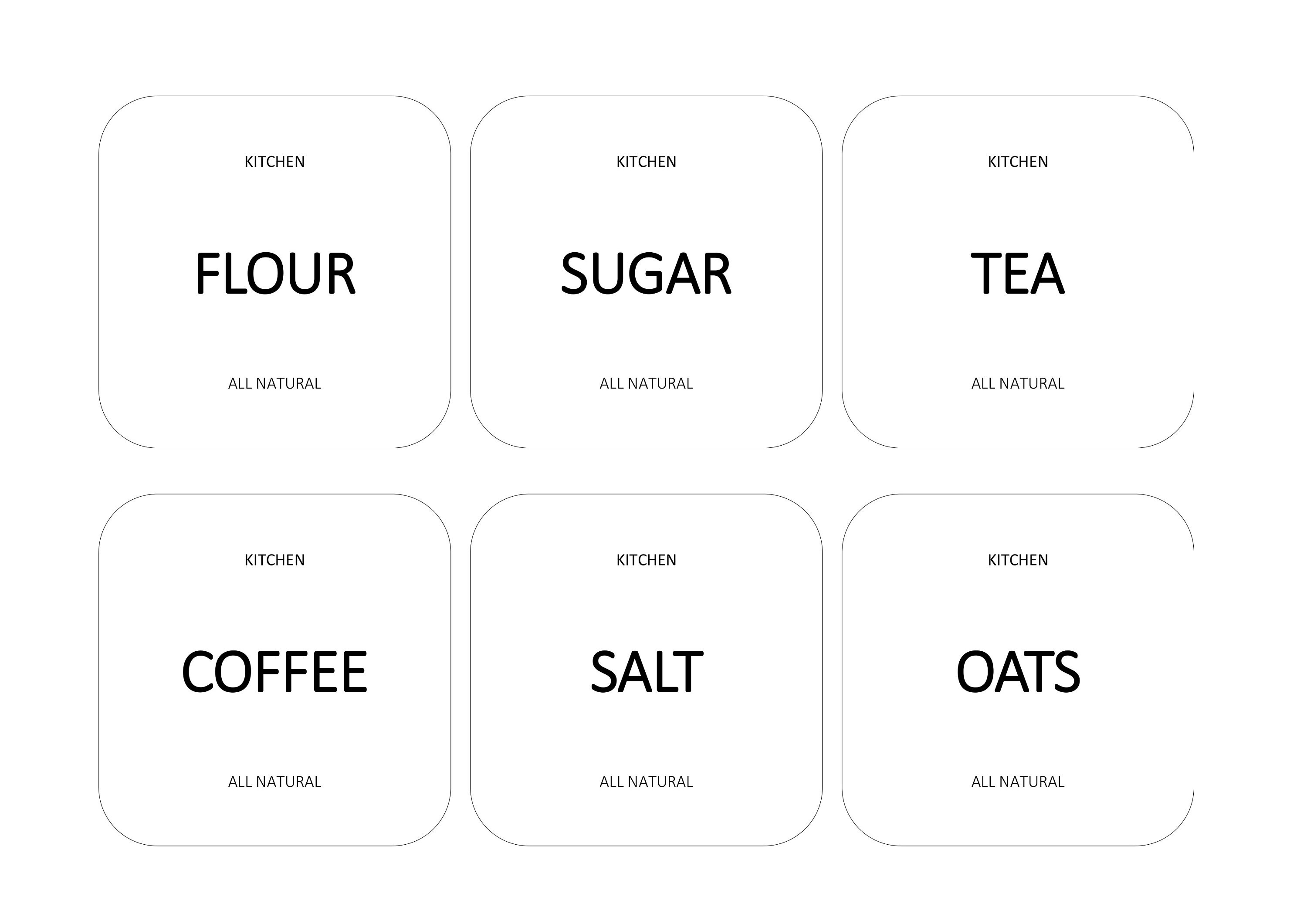 185 printable editable pantry labels pantry labels custom etsy