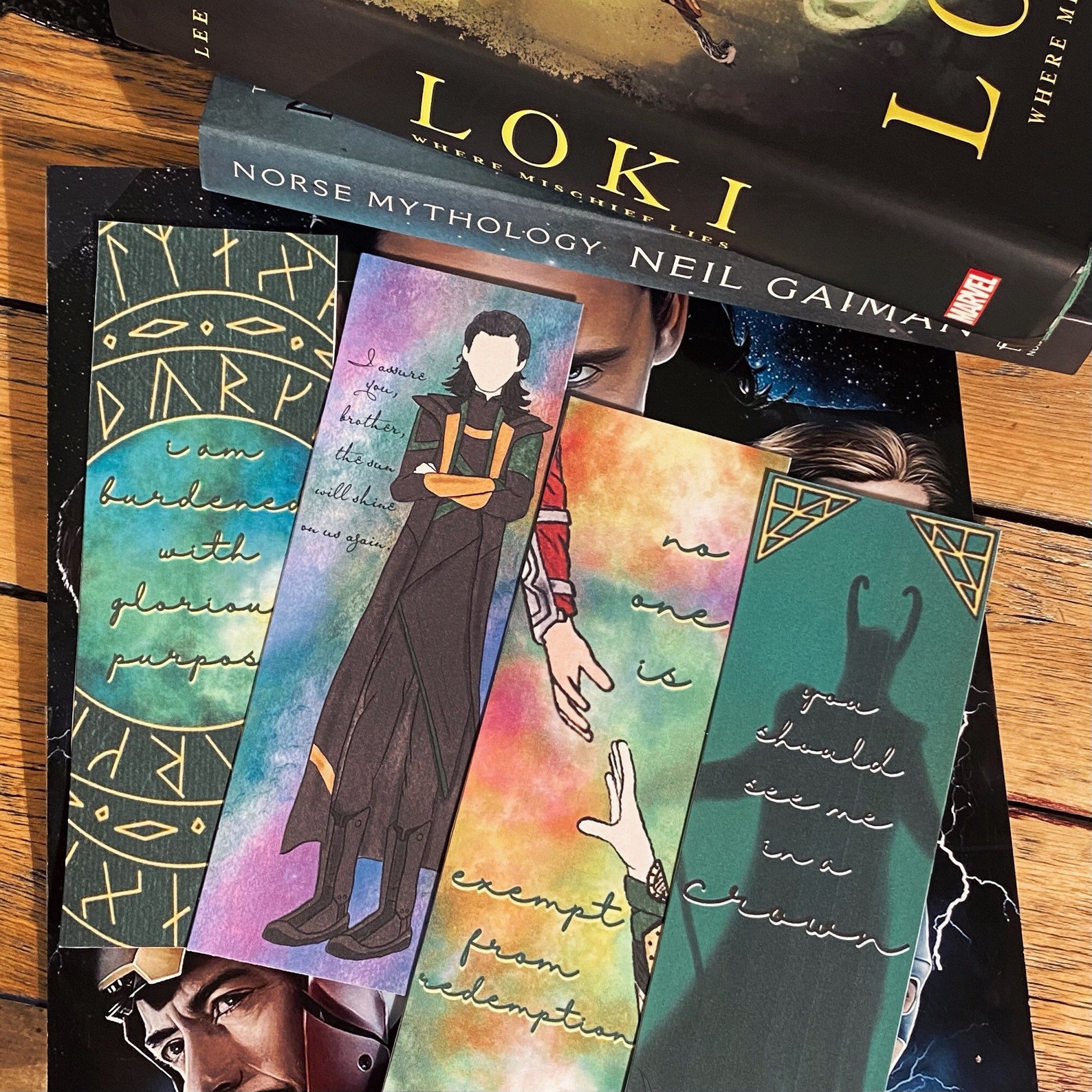 Loki Bookmarks-Glorious Purpose Prince Asgard Thor Avengers | Etsy