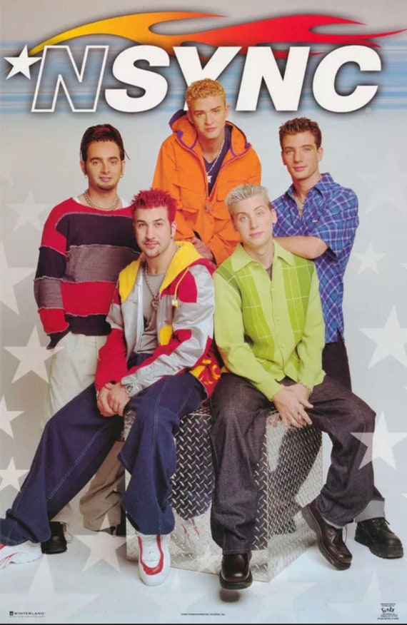 RARE Original Vintage 1999 Nsync N Sync Band Poster Etsy