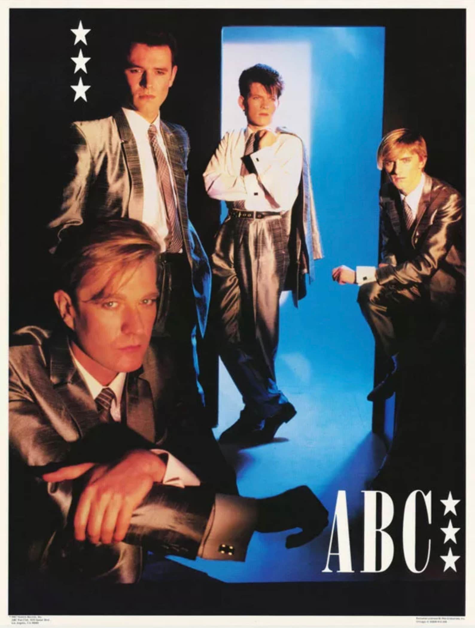 RARE Original Vintage 1982 ABC New Wave Band Music Poster Etsy
