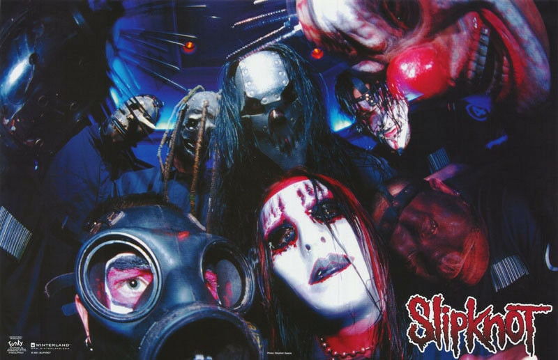 RARE Original Vintage 2001 Slipknot Nu Metal Band Music RARE Original Vintage 2001 Slipknot Nu Metal Band Music
