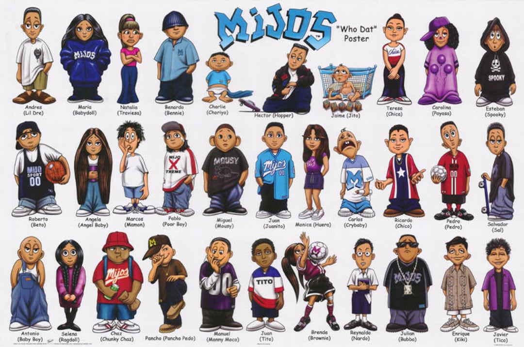 RARE Original Vintage 2002 Mijos Homies Who Dat Character Catalogue