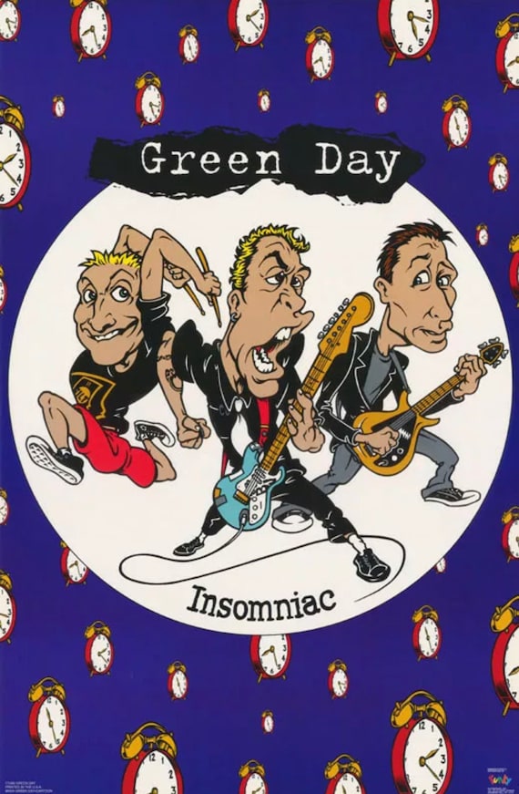 RARE Original Vintage 1996 Green Day Band Music Poster - Etsy Finland