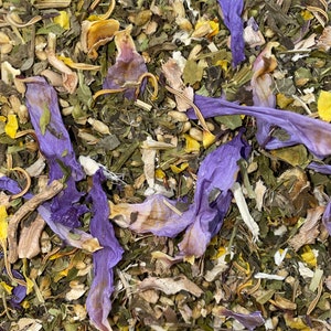 Sleepy Time / Lucid Dreaming Tea Blend with Blue Lotus - Loose Leaf Bed Time Tea 1oz