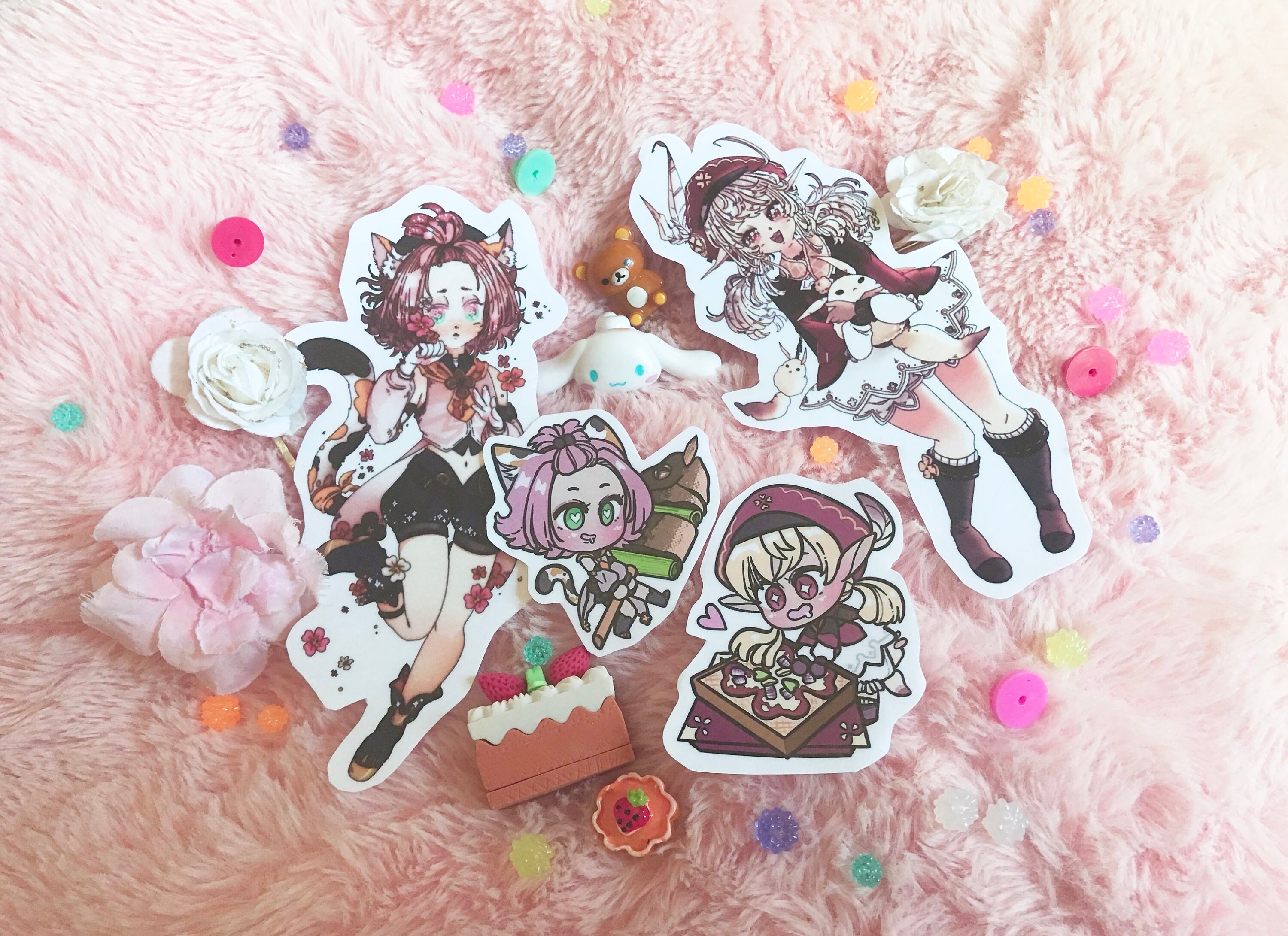 Klee and Diona Genshin Impact STICKERS - Etsy