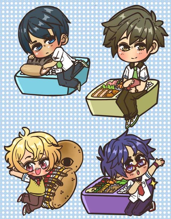 FREE Boys Swimming Anime STICKERS - Etsy FREE Boys Swimming Anime STICKERS - Etsy