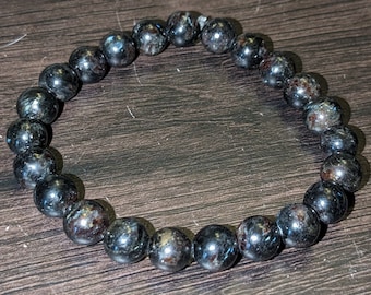 Arfvedsonite Beaded Bracelet
