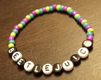 BEETLEJUICE Beaded Bracelet