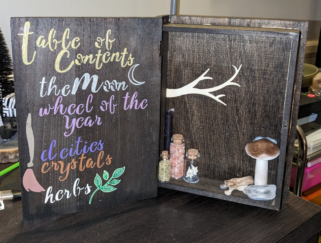 Buy Fake Grimoire Book Decorative Box Online in India Etsy