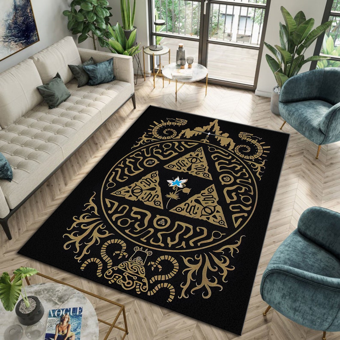 Legend of zelda Breath Rug Silent Princess of The Wild Etsy