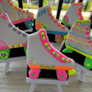 Roller Skate Neon Sugar Cookies