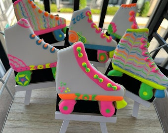 Roller Skate Neon Sugar Cookies