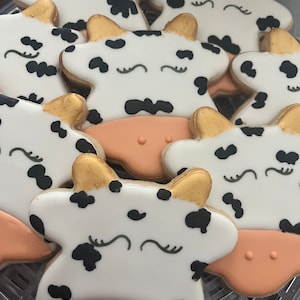Cow Sugar Cookies
