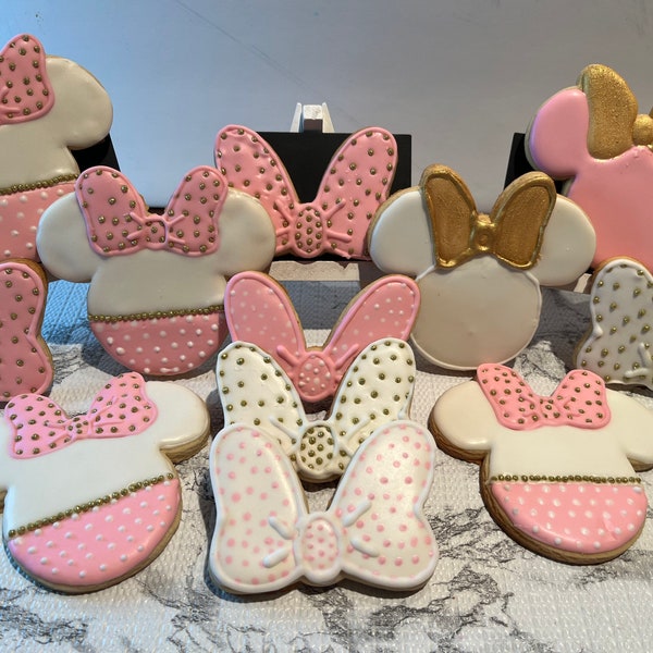 Minnie Mouse Sugar Cookies