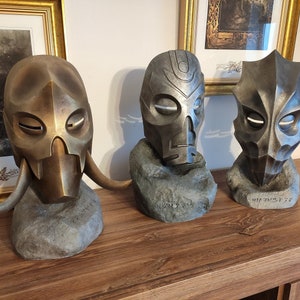 Dragon Priest Mask bundle - Zahkriisos, Konahrik Morokei 3D File Prop