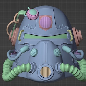 Helmet t51b t-51 Fallout- 3D prop file