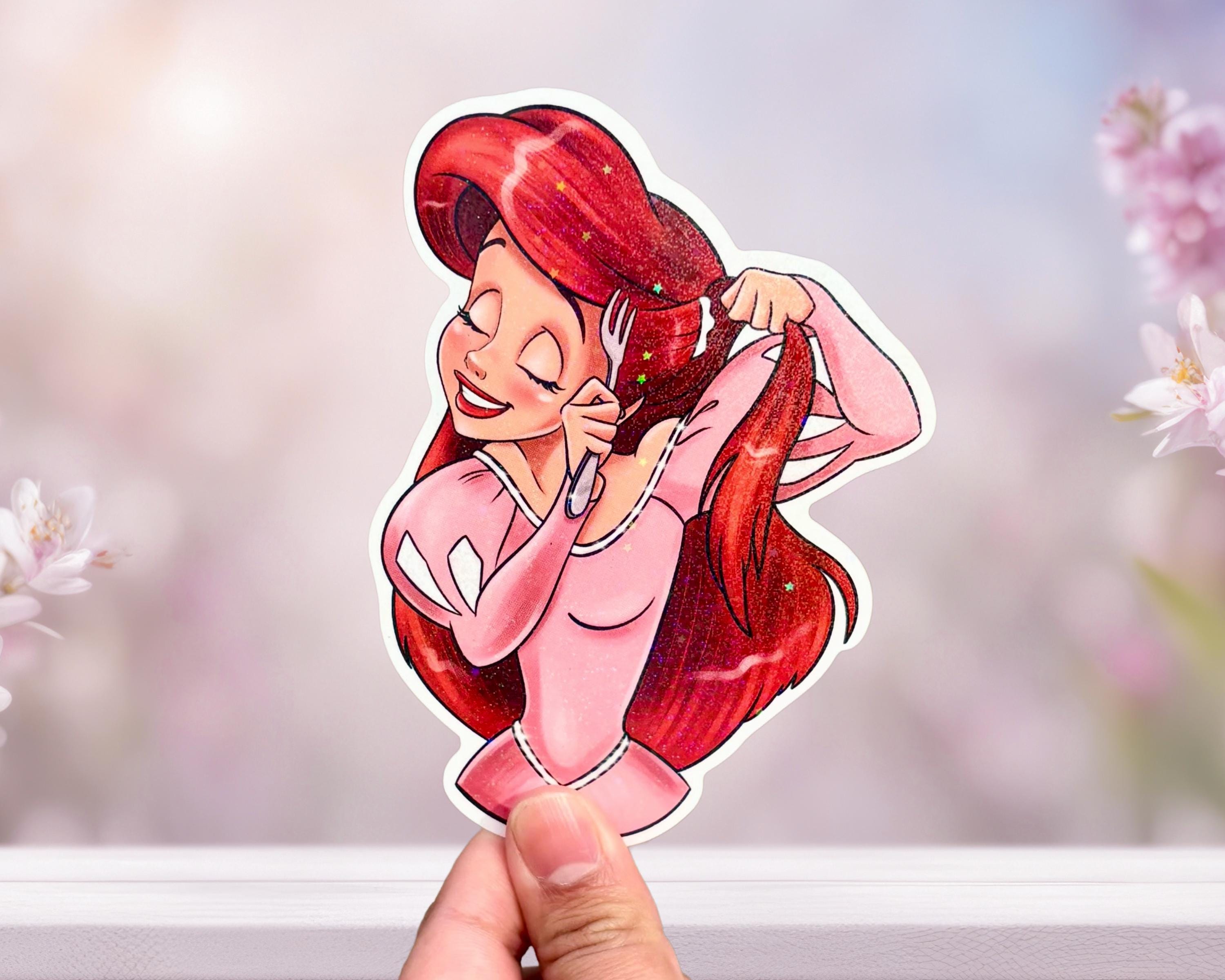 Ariel Inspired Sticker: Little Mermaid - Etsy