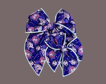 Purple Kpop Bow: Demon Hunter