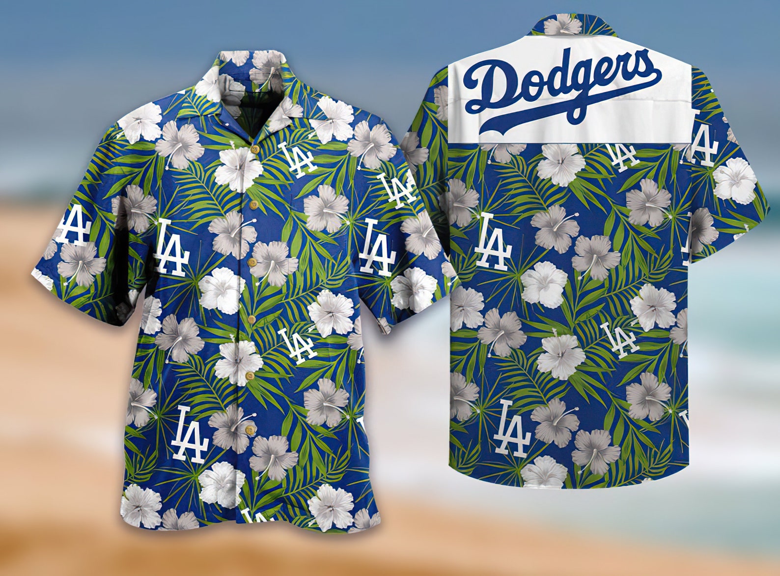 Los Angeles Dodgers MLB Hawaiian shirtMLB Team ShirtHawaiian Etsy