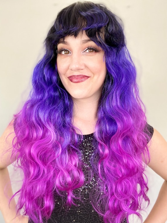 ombre synthetic curly wig