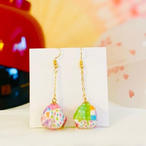 Orecchino a palloncino / Palloncino di carta giapponese / Stile giapponese / Oriagmi