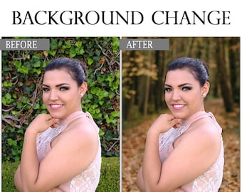 Photo Retouching- Background Change- Photo Edits