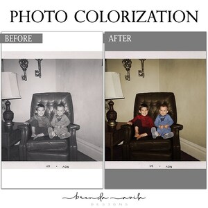 Photo Retouching- Photo Colorization- Custom- Memories