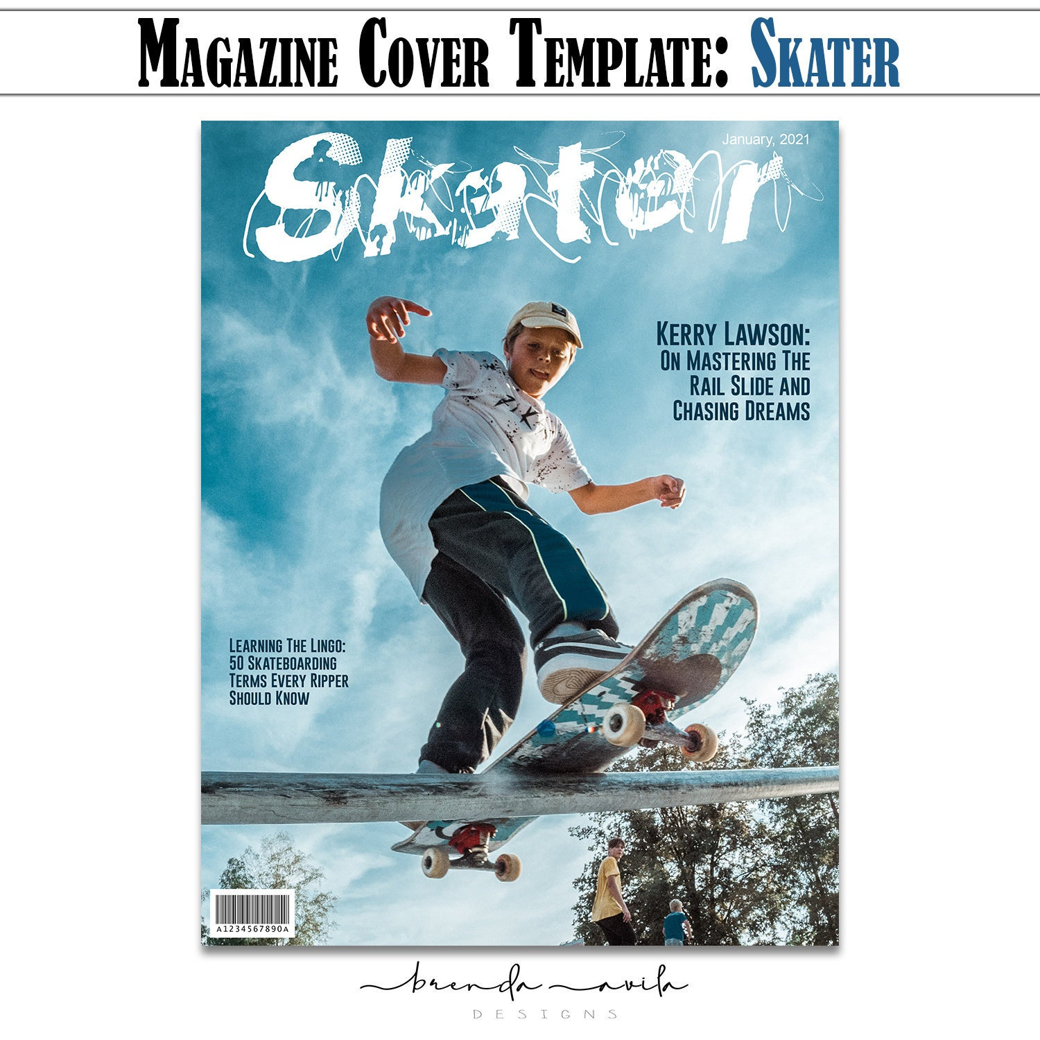 Skateboard Magazine - Etsy