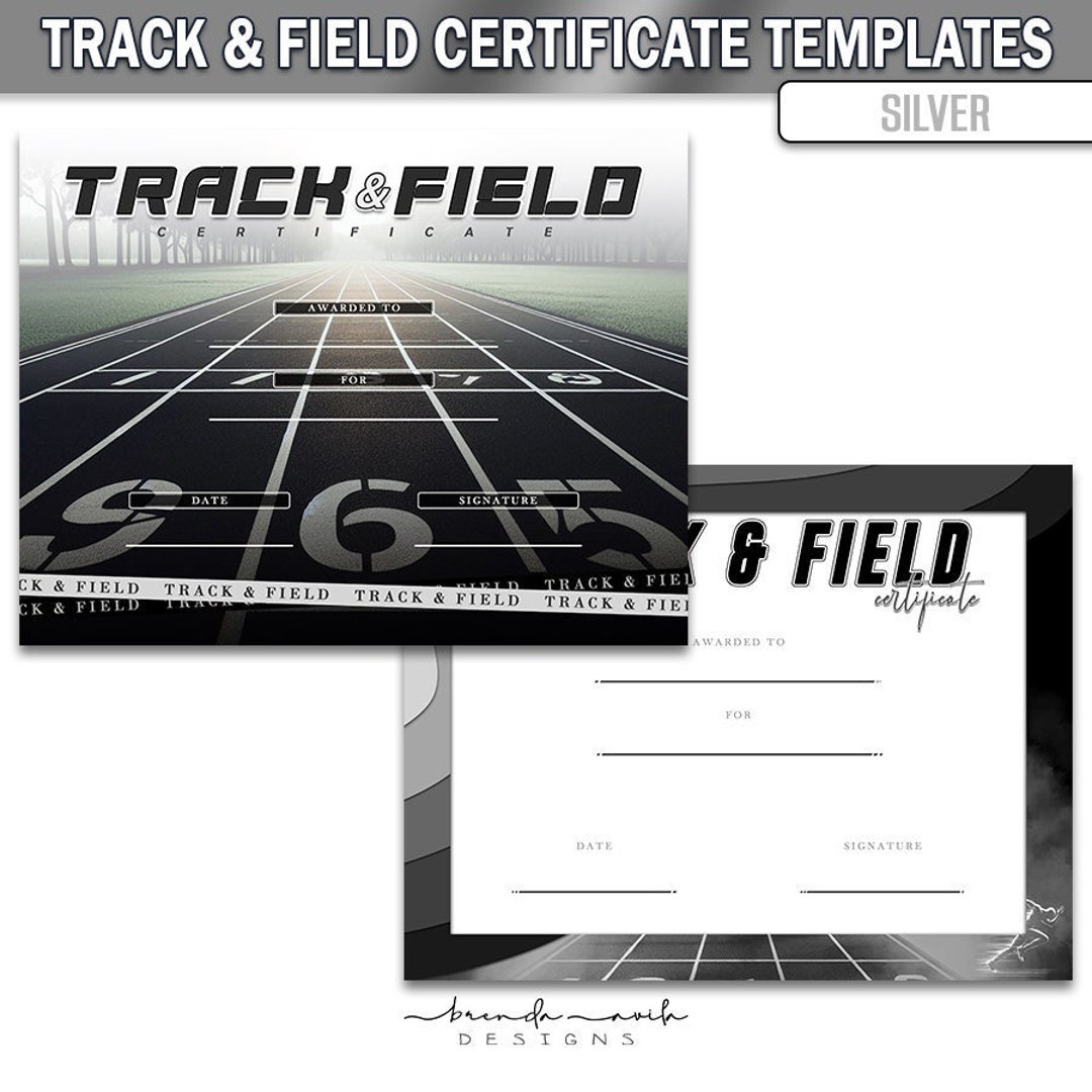 Image 3 for Track And Field Certificate Templates Free
