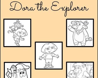 Disney Dora Explorer Etsy Disney Dora Explorer Etsy