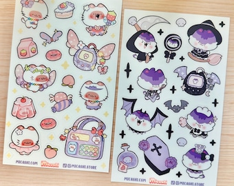 Cute Cats Vinyl Sticker Sheets