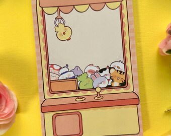 Claw Machine Memo pad | Cute stationery