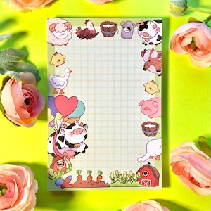 Farm! Memo pad | Cute stationery