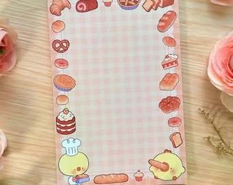 Bakery Duck Memo pad | Cute stationery