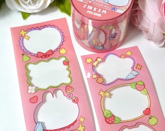 Cute Photo Booth Sticker Roll
