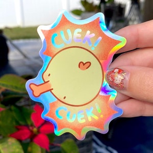 CUEK CUEK - Schattige kuikeneendsticker