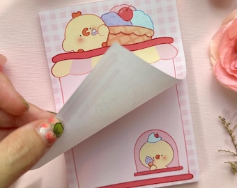 Ice Cream Ducks pads | Cute stationery