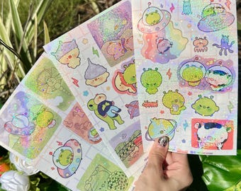 PipAliens Vinyl Sticker Sheets !