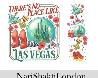 There's No Place Like Las Vegas png, The Wonderful Wizard png-bestand, Wicked Off To See Wizard png, Yellow Brick Road, png digitaal