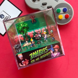 Zombies Ate My Neighbors || SNES || Cube Diorama