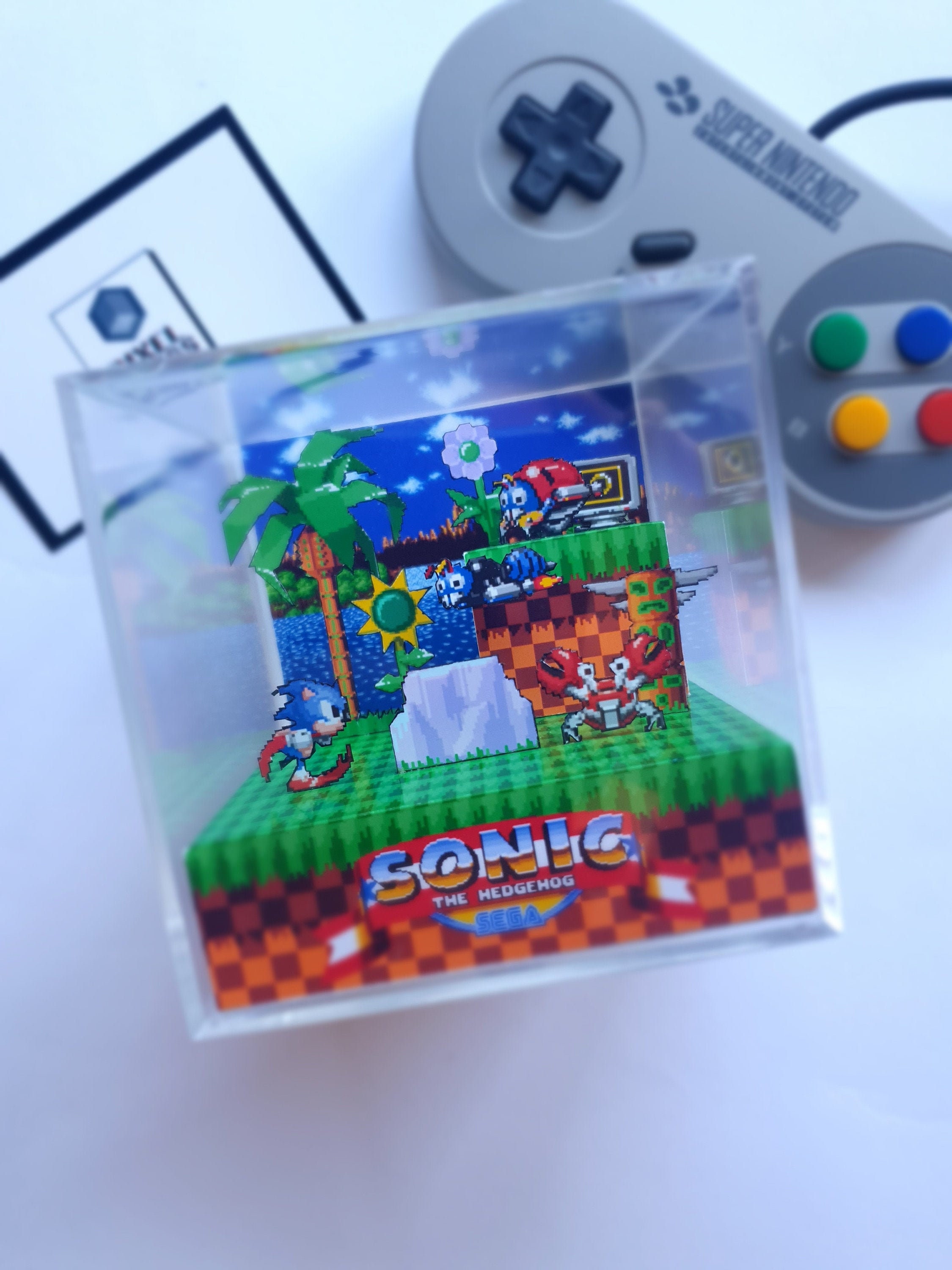 Sonic the Hedgehog 3 Diorama Cube: Super Sonic Video Game 