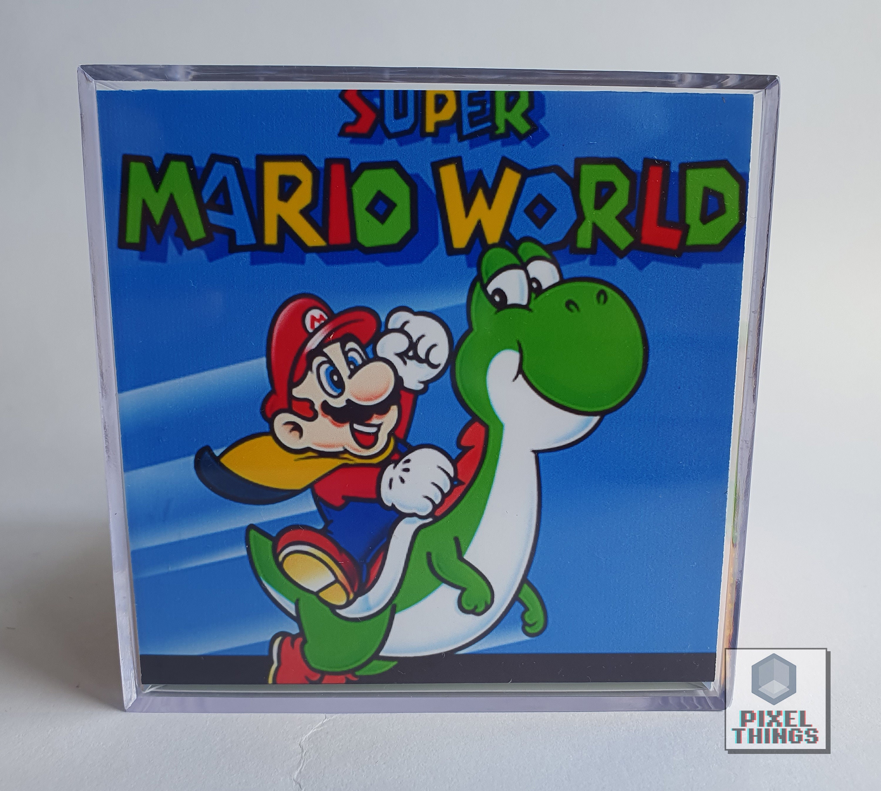 Super Mario World- Geekrama diorama cubo Super Nintendo snes