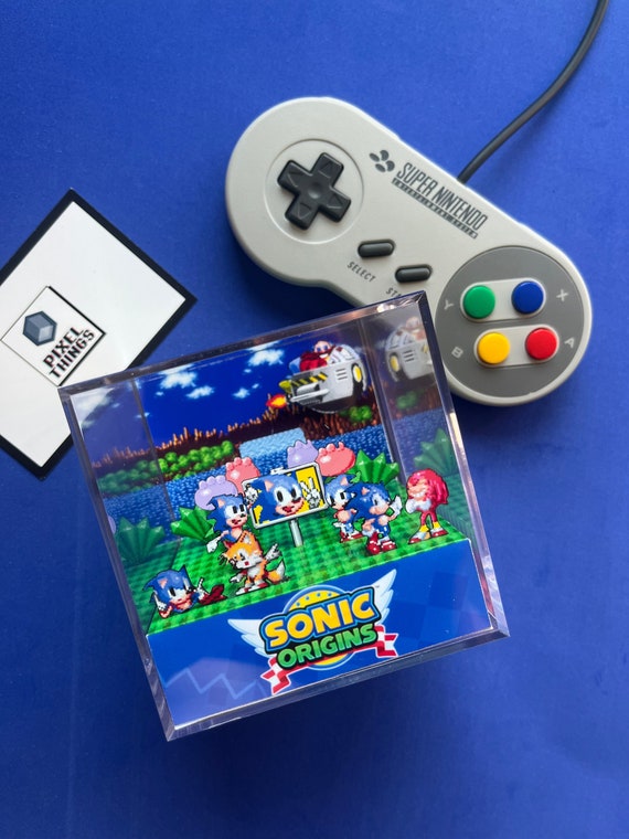 Sonic the Hedgehog 3 Diorama Cube: Super Sonic Video Game 