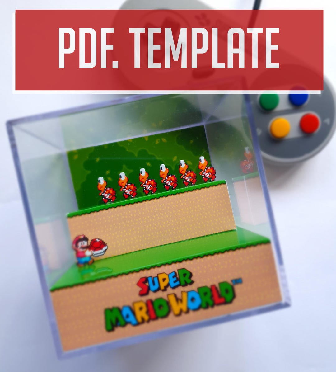 Super Mario World || SNES || PDF Template - Etsy