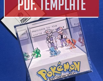 Pokémon 1st Generation || GB || PDF Template