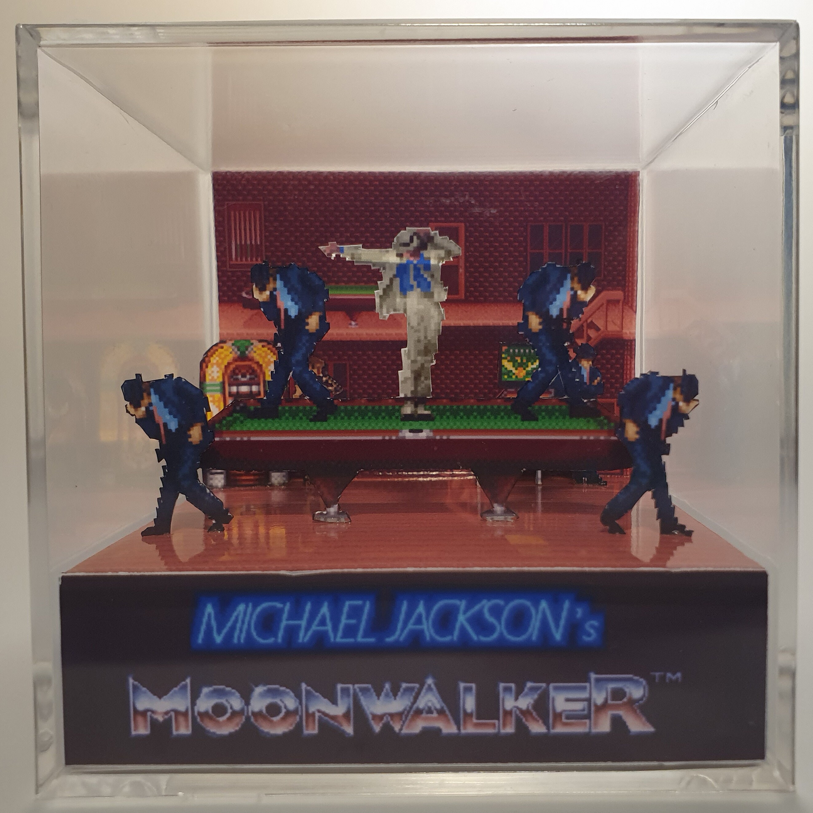 Michael Jackson Moonwalker Megadrive Cube Diorama Etsy