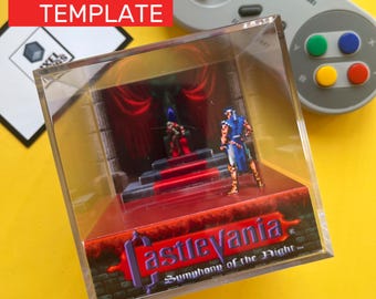 Castlevania Symphony of the Night || PSX || PDF Template